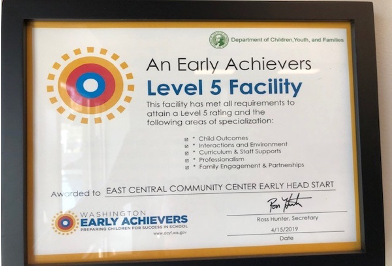 Early Childhood Center Achieves Top Rating